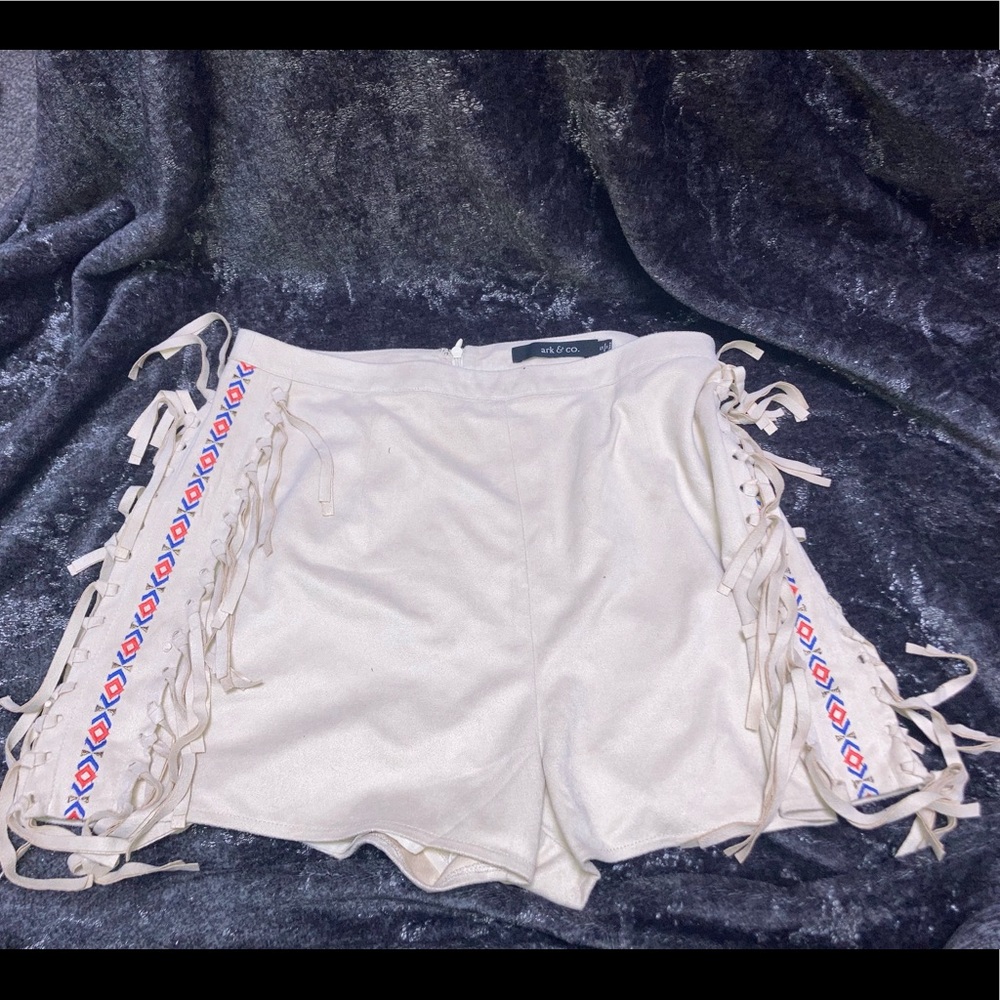 Suede Cheeky Shorts